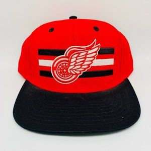 Vintage Detroit Red Wings‎ NHL Hat Snapback Cap New Men